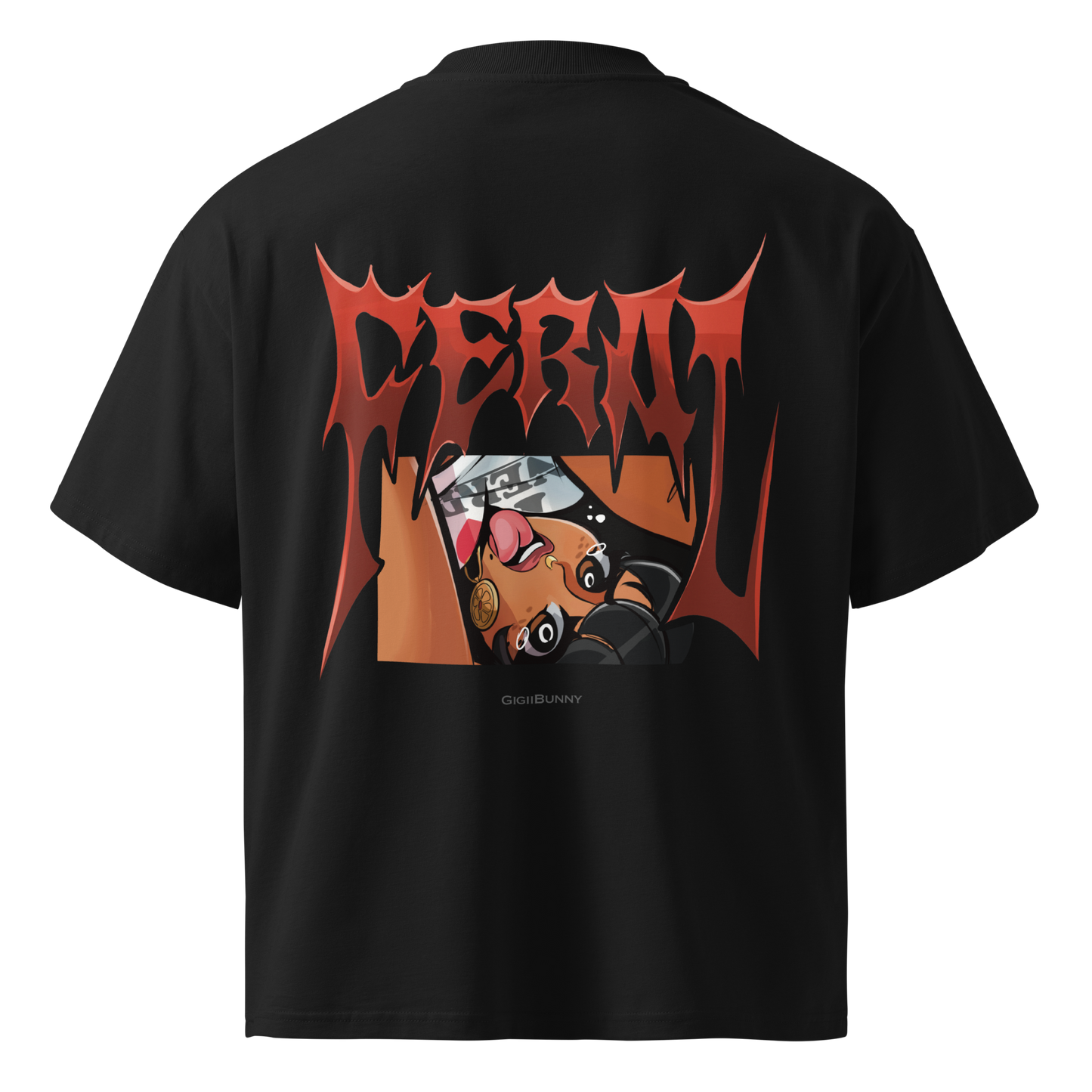 FERAL GIGII Oversized T in Red ❤️